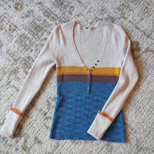 Free People V-Neck Sweater Size S
